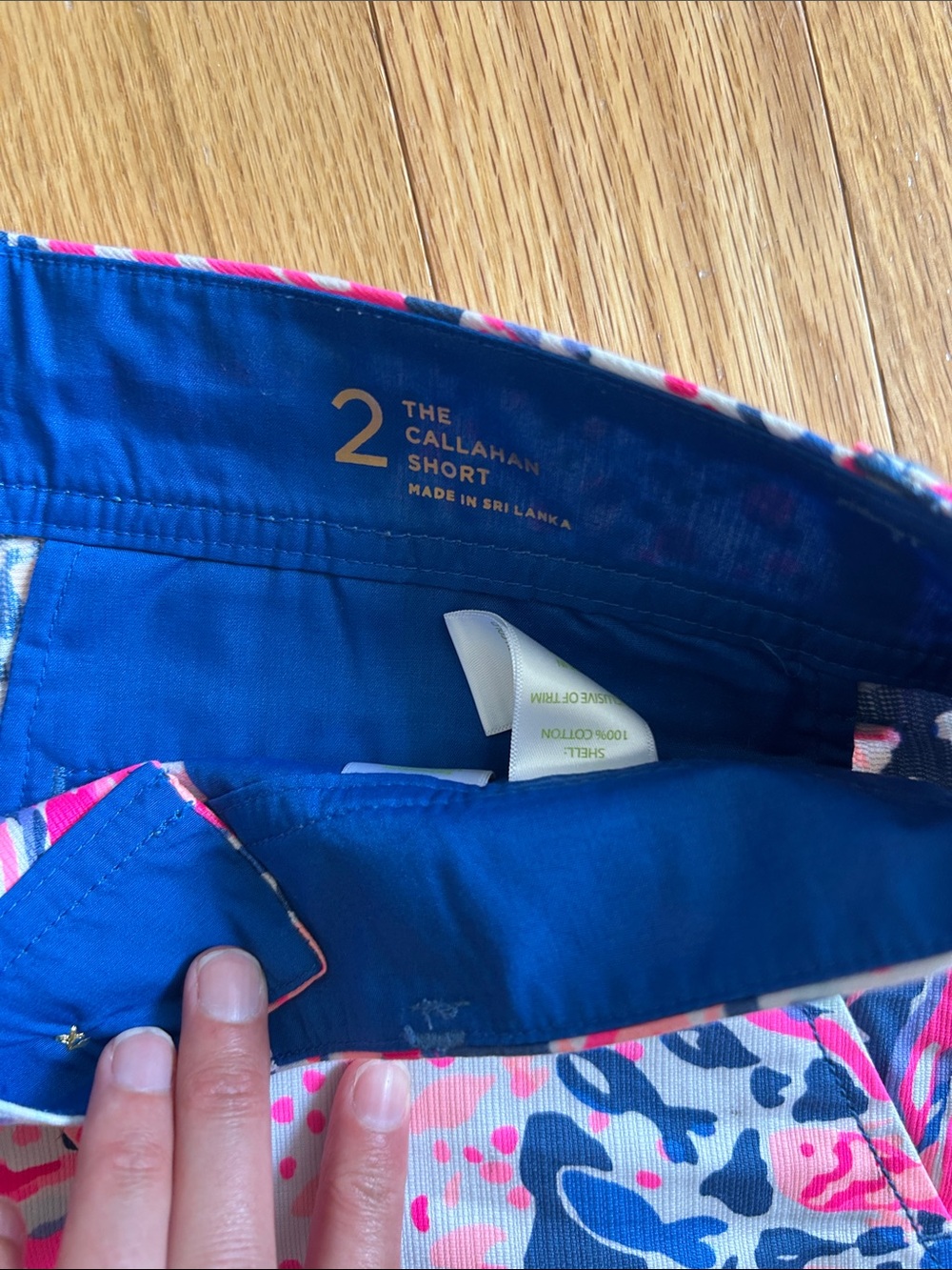 Indigo Sunken Treasure Lilly Pulitzer Callahan Shorts - Picture 2 of 3